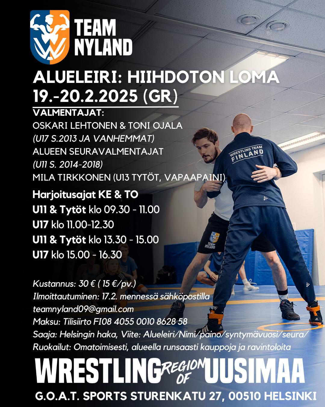 Alueleiri hiihtoloma 2025