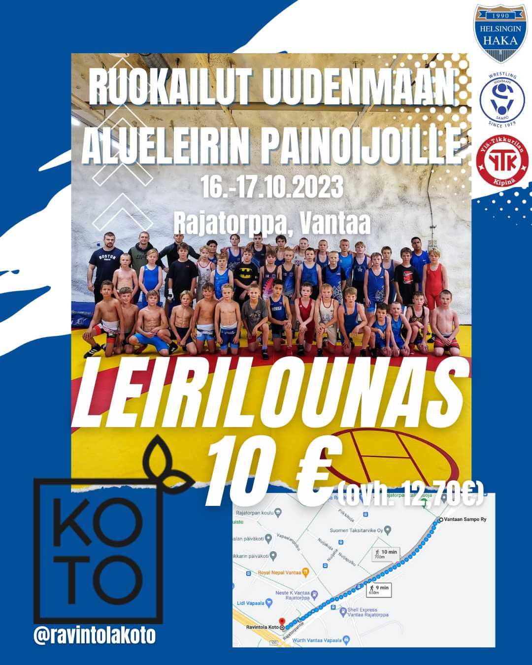 Leirilounas 16. 17.10.23