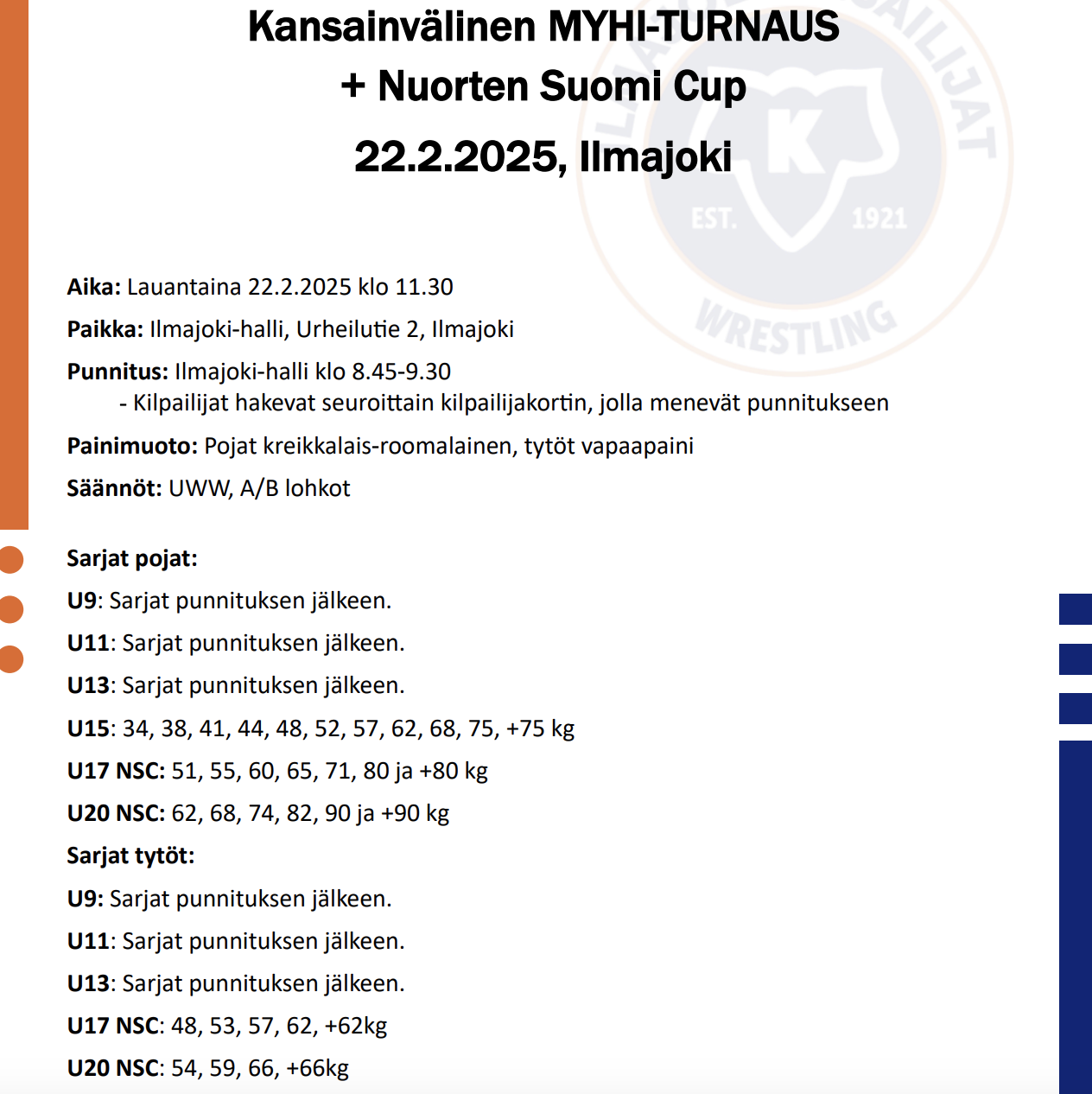 MYHI-turnaus 2025 KUTSU