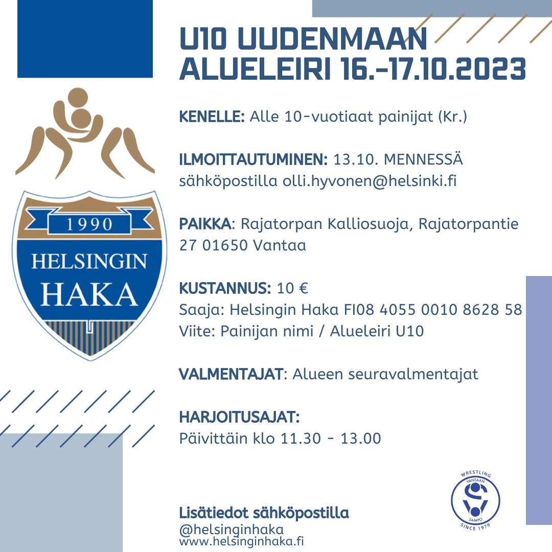 Uudenmaan Alueleiri 2023 U10