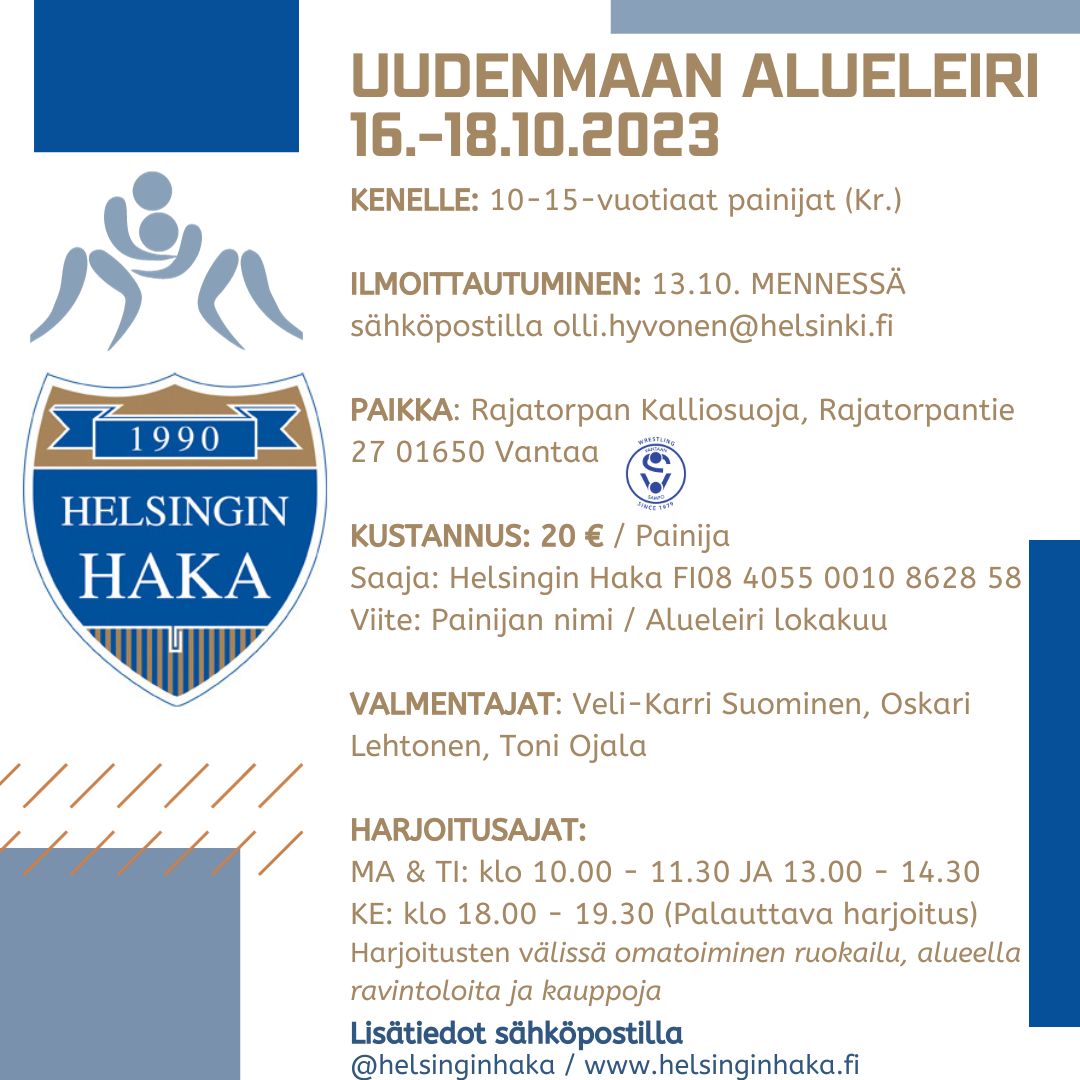 Uudenmaan Alueleiri 2023 U15